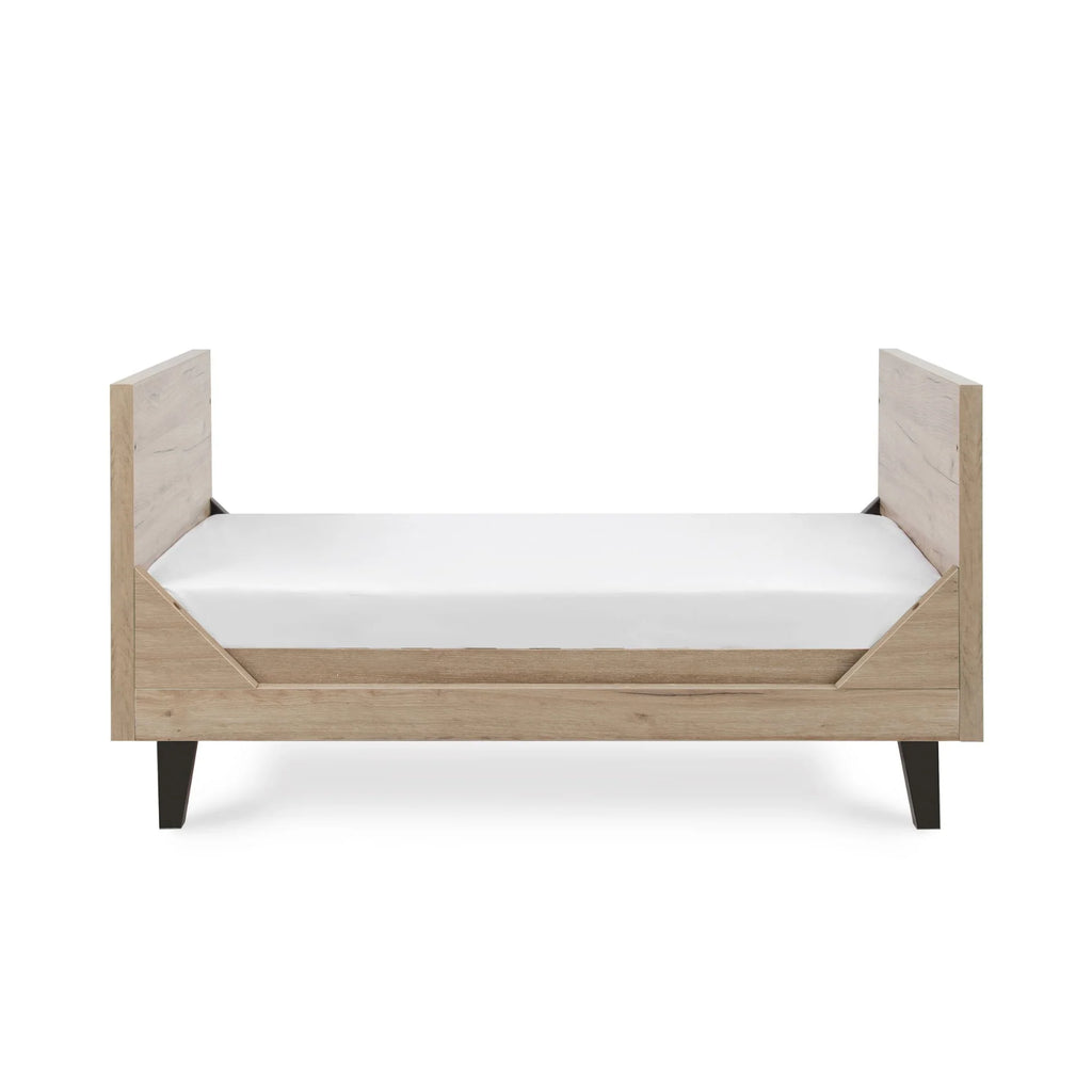 Tutti Bambini Como Cot Bed - Distressed Oak / Slate Grey