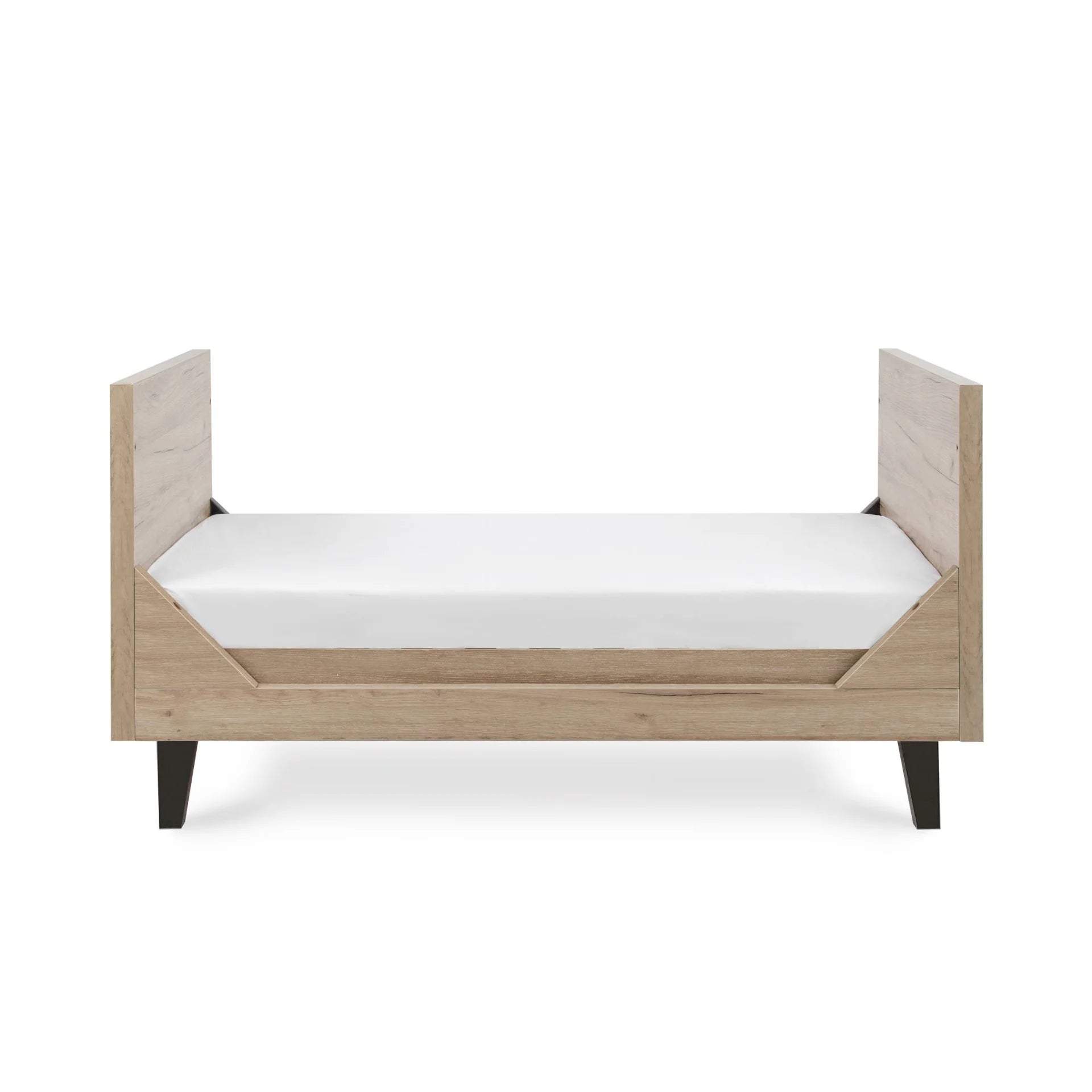 Tutti Bambini Como Cot Bed - Distressed Oak / Slate Grey