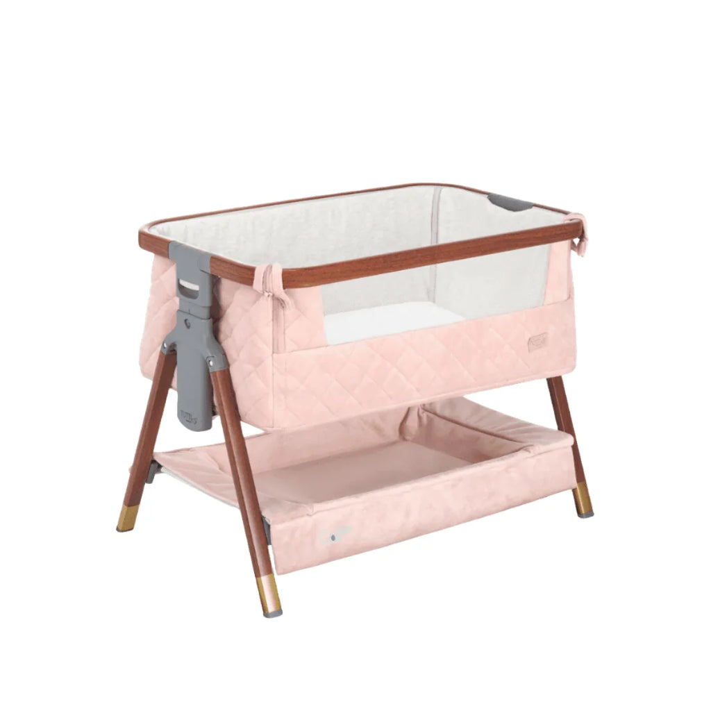Tutti Bambini CoZee Luxe Mini Me Crib - Walnut & Blush