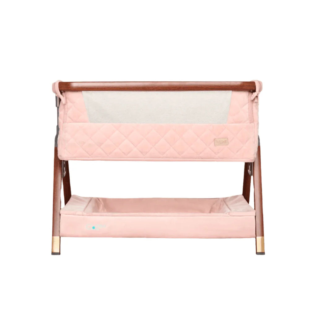 Tutti Bambini CoZee Luxe Mini Me Crib - Walnut & Blush