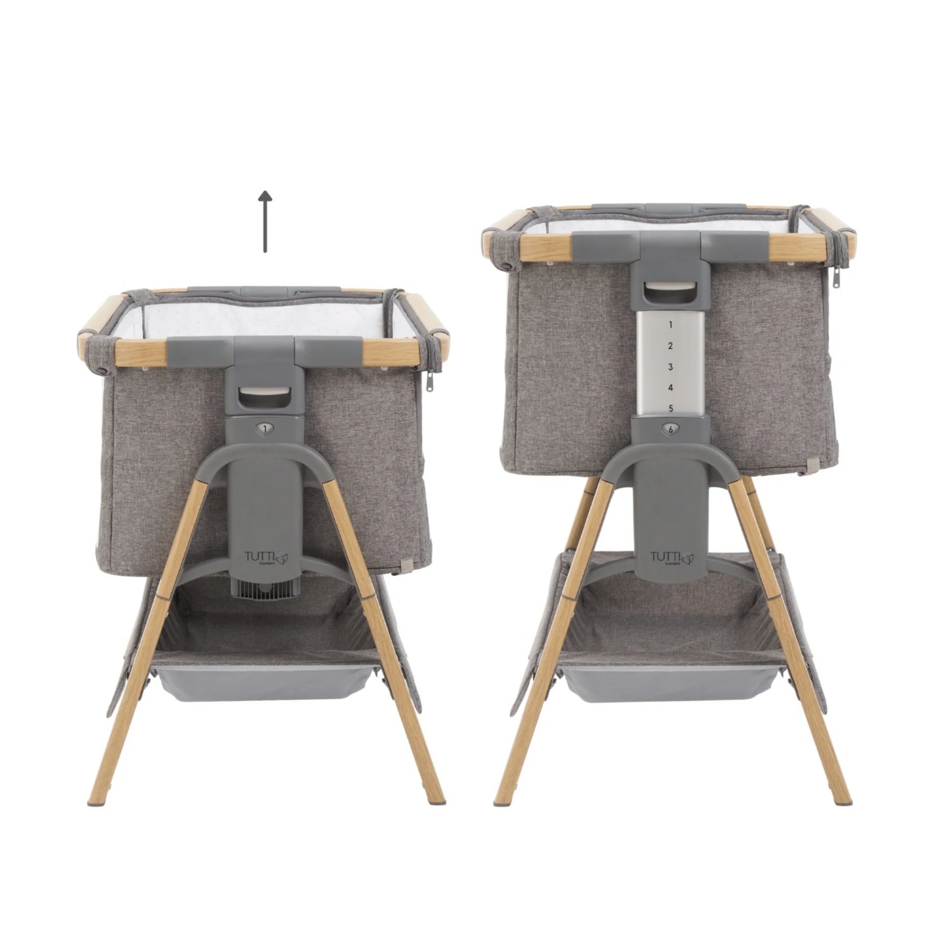 Tutti Bambini CoZee XL 5in1 - Oak / Charcoal
