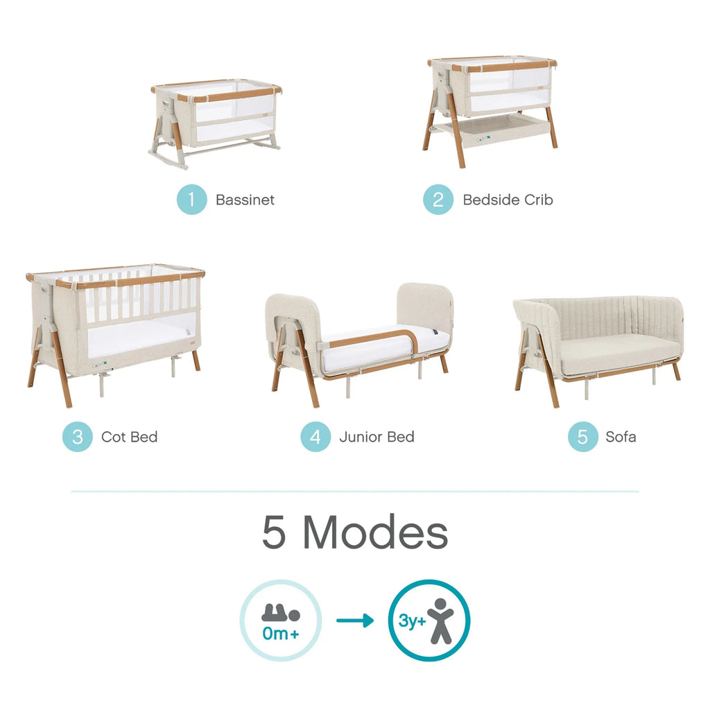 Tutti Bambini CoZee XL 5in1 - Scandinavian/Ecru