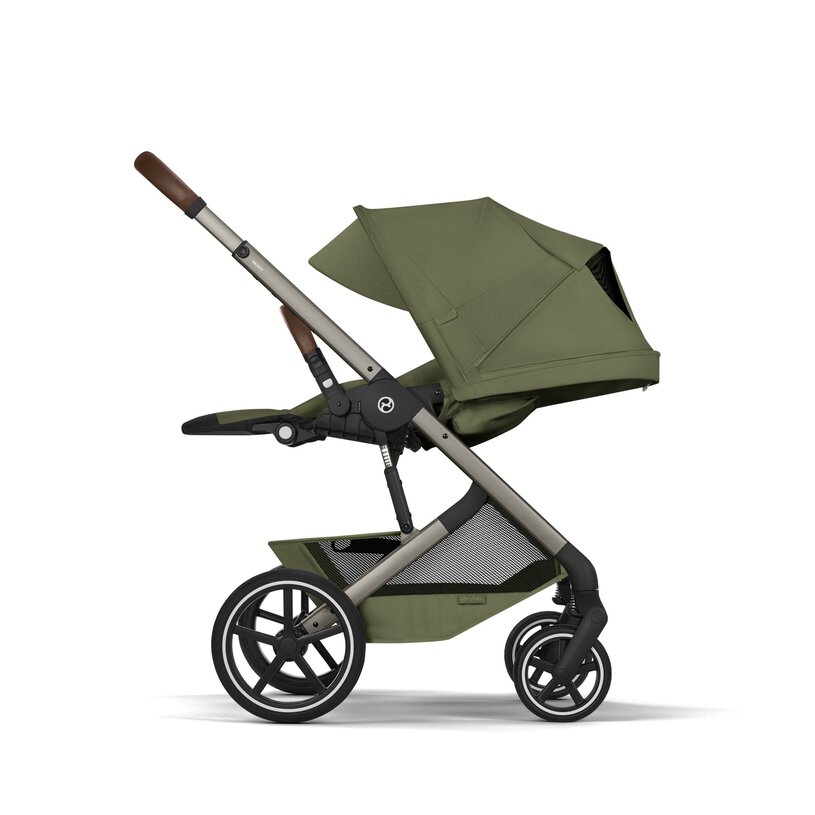Cybex Balios S Lux with foldable Carry Cot - Moss Green