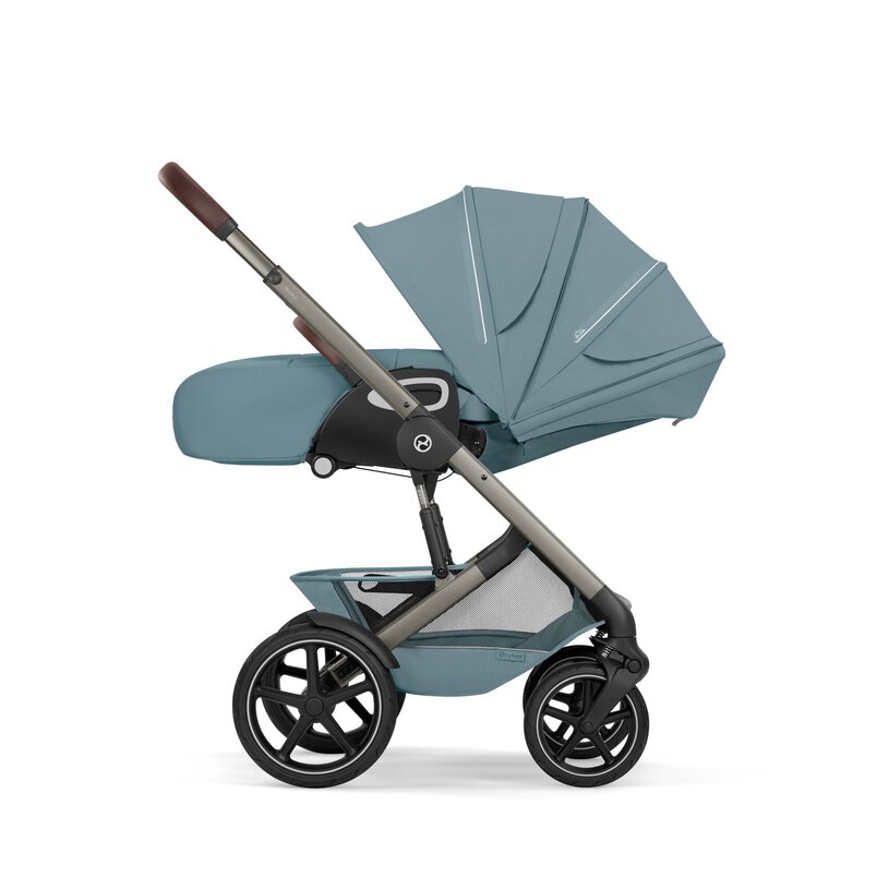 Cybex Talos S Lux with Foldable Carry Cot - Stormy Blue