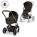 Cybex Balios S Lux with foldable Carry Cot - Chocolate Brown