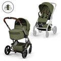 Cybex Balios S Lux with foldable Carry Cot - Moss Green