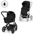 Cybex Talos S Lux with Foldable Carry Cot - Moon Black