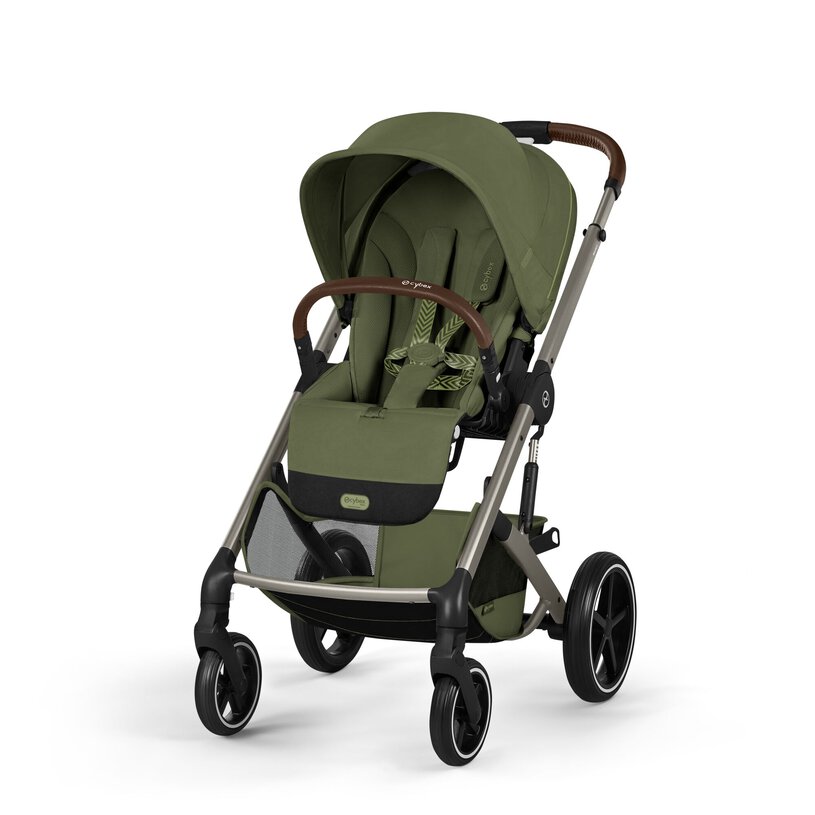 Cybex Balios S Lux with foldable Carry Cot - Moss Green