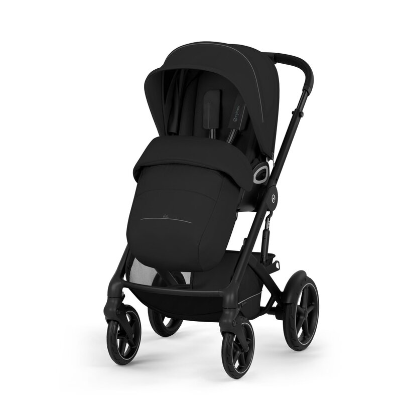 Cybex Talos S Lux with Foldable Carry Cot - Moon Black