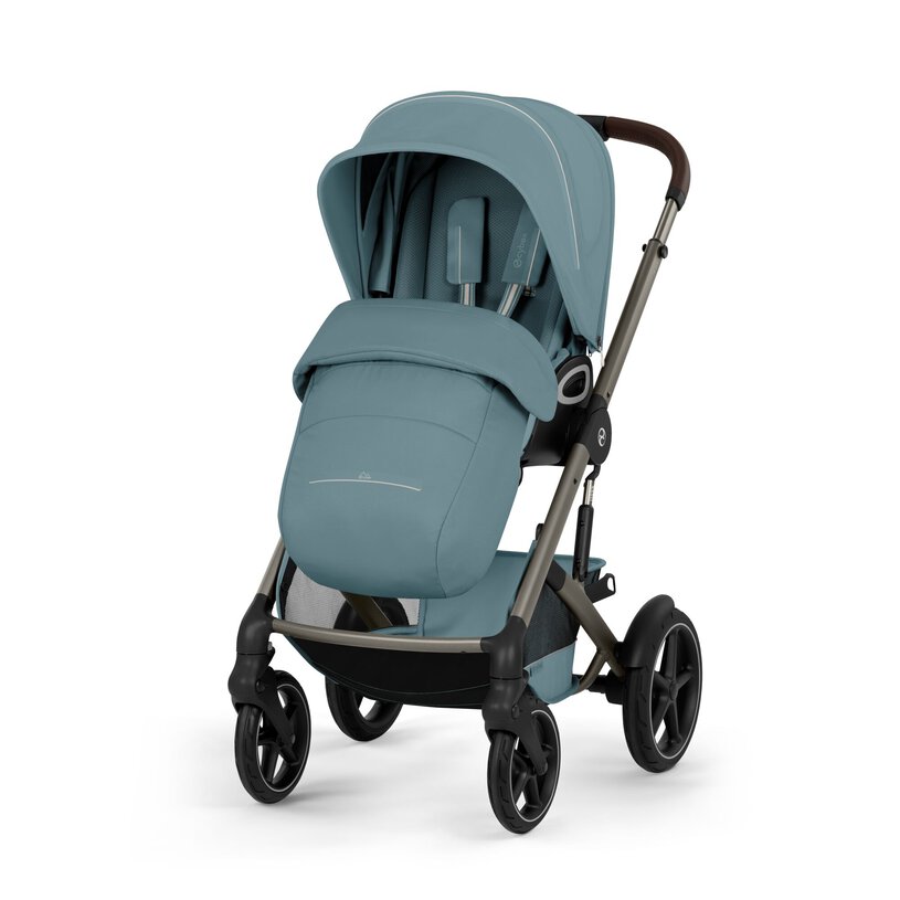 Cybex Talos S Lux with Foldable Carry Cot - Stormy Blue