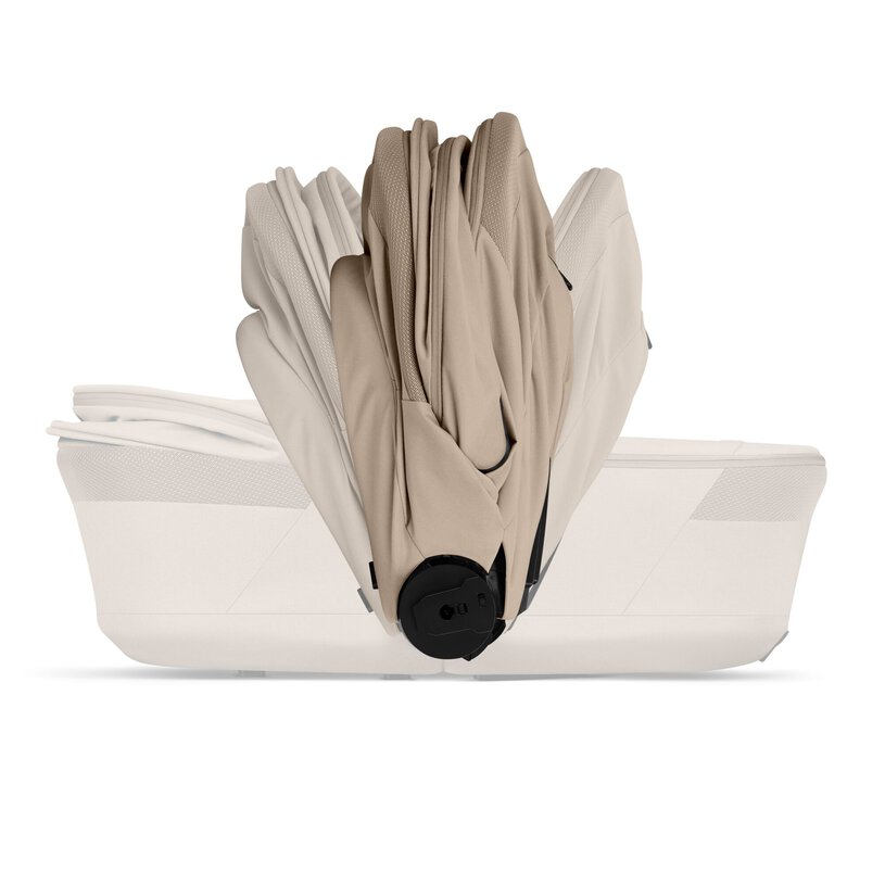 Cybex Balios S Lux with foldable Carry Cot - Almond Beige