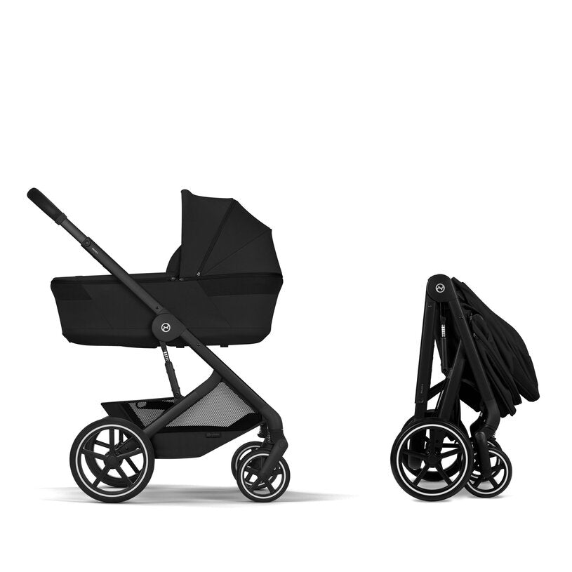 Cybex Balios S Lux with foldable Carry Cot - Moon Black