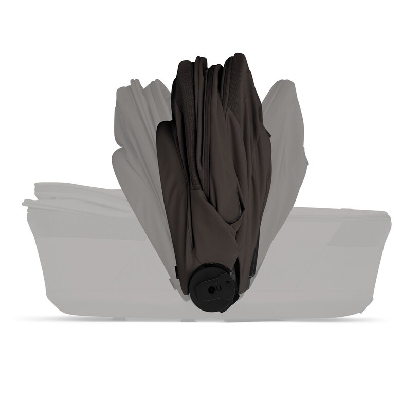 Cybex Balios S Lux with foldable Carry Cot - Chocolate Brown