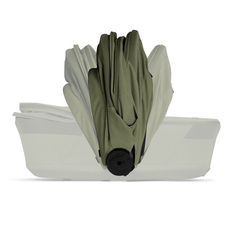 Cybex Balios S Lux with foldable Carry Cot - Moss Green