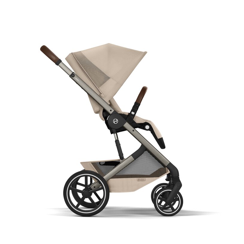 Cybex Balios S Lux with foldable Carry Cot - Almond Beige