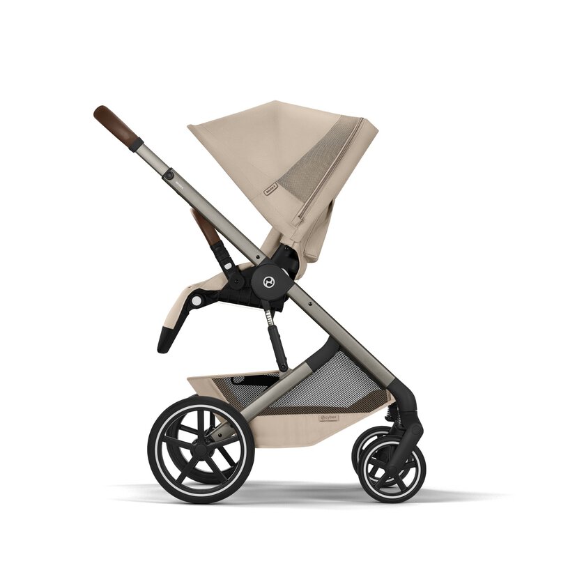 Cybex Balios S Lux with foldable Carry Cot - Almond Beige