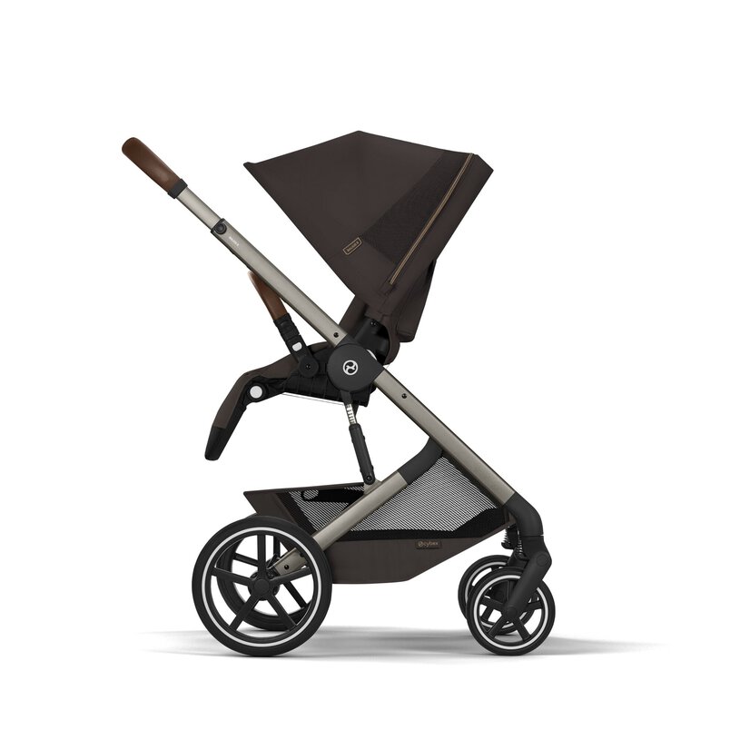 Cybex Balios S Lux with foldable Carry Cot - Chocolate Brown