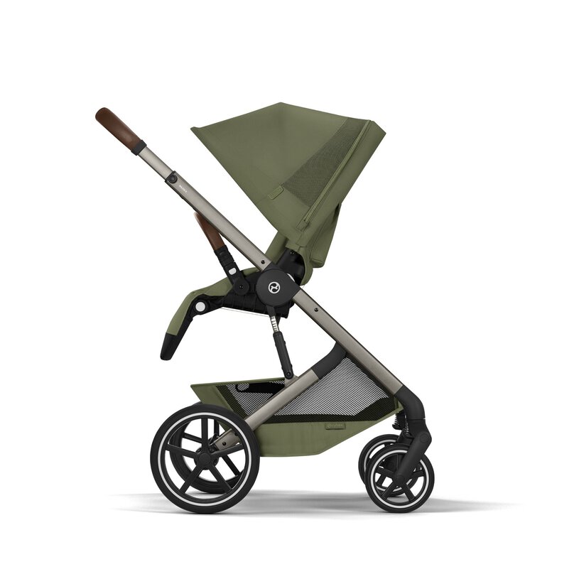 Cybex Balios S Lux with foldable Carry Cot - Moss Green