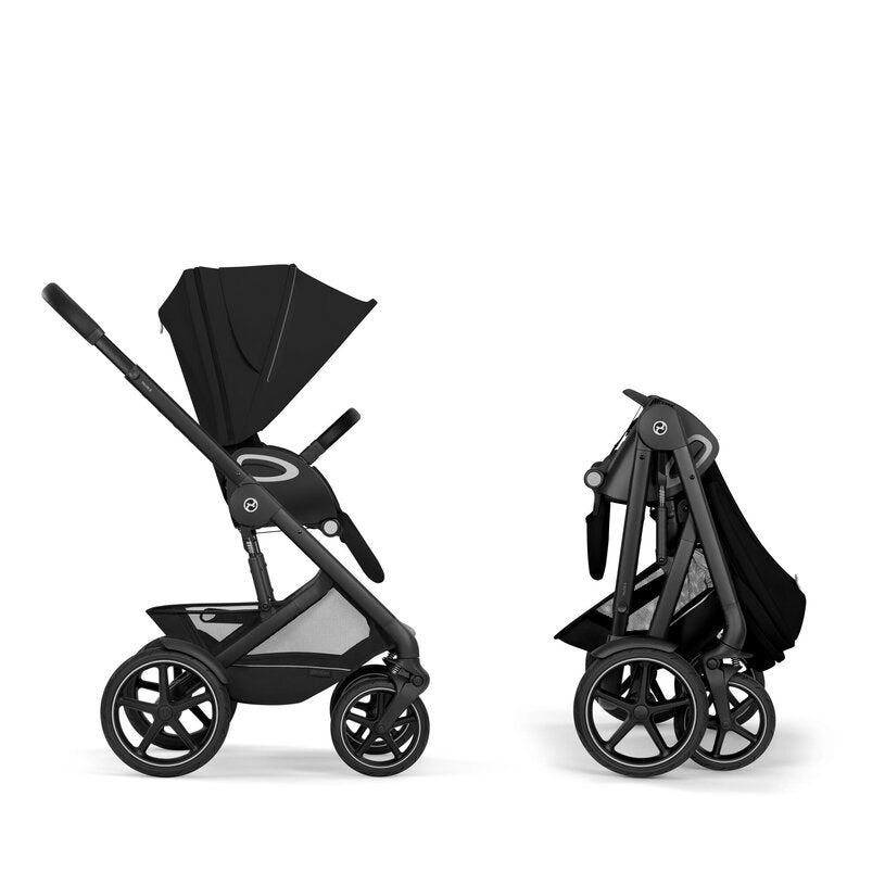 Cybex Talos S Lux with Foldable Carry Cot - Moon Black