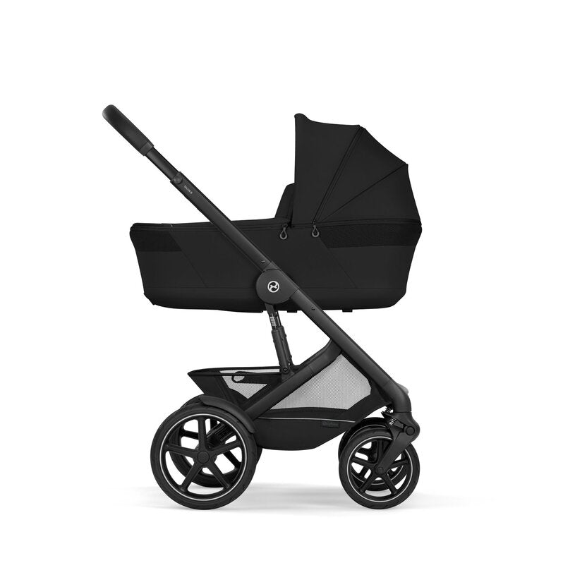Cybex Talos S Lux with Foldable Carry Cot - Moon Black