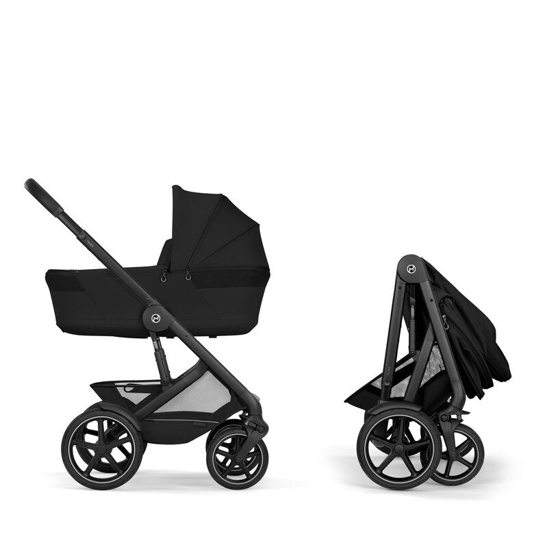 Cybex Talos S Lux with Foldable Carry Cot - Moon Black
