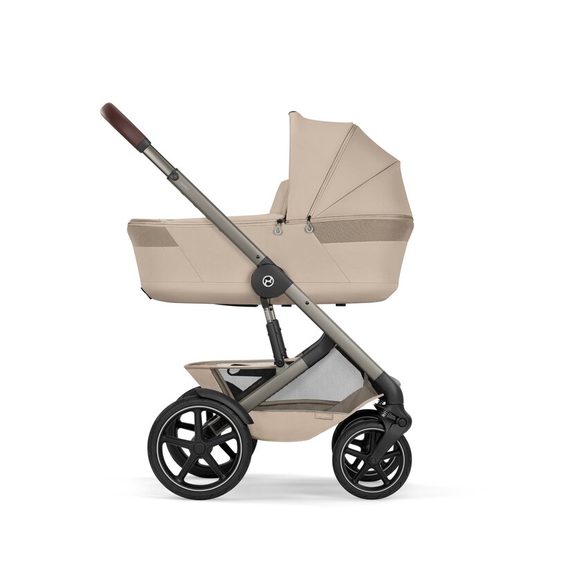 Cybex Talos S Lux with Foldable Carry Cot - Almond Beige