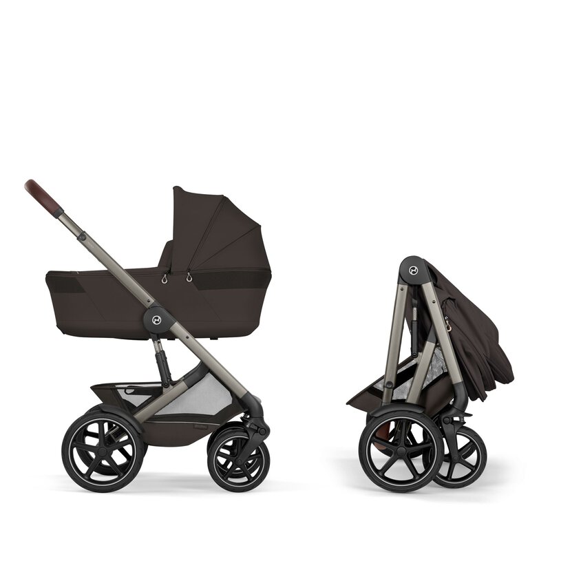 Cybex Talos S Lux with Foldable Carry Cot - Chocolate Brown