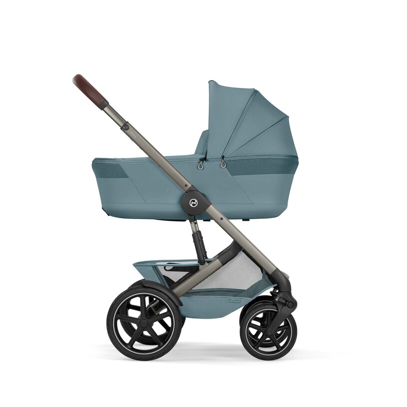 Cybex Talos S Lux with Foldable Carry Cot - Stormy Blue