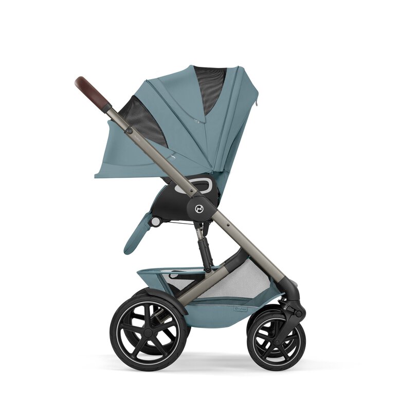 Cybex Talos S Lux with Foldable Carry Cot - Stormy Blue