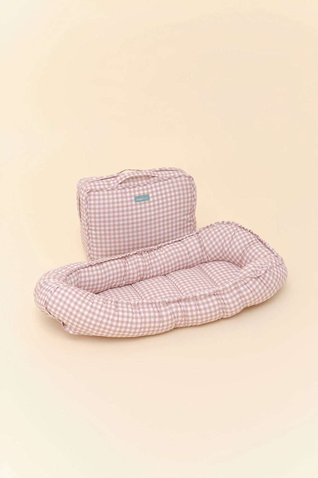 Baby nest - Dusty Rose & Carry bag