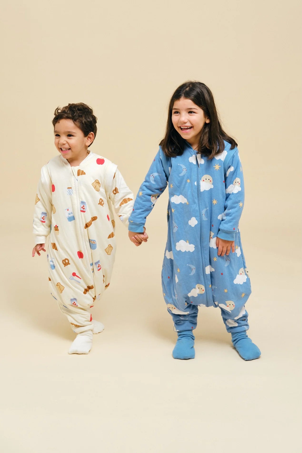 Sleeping jumpsuit with sleeves and socks -Good morning - TOG 1
