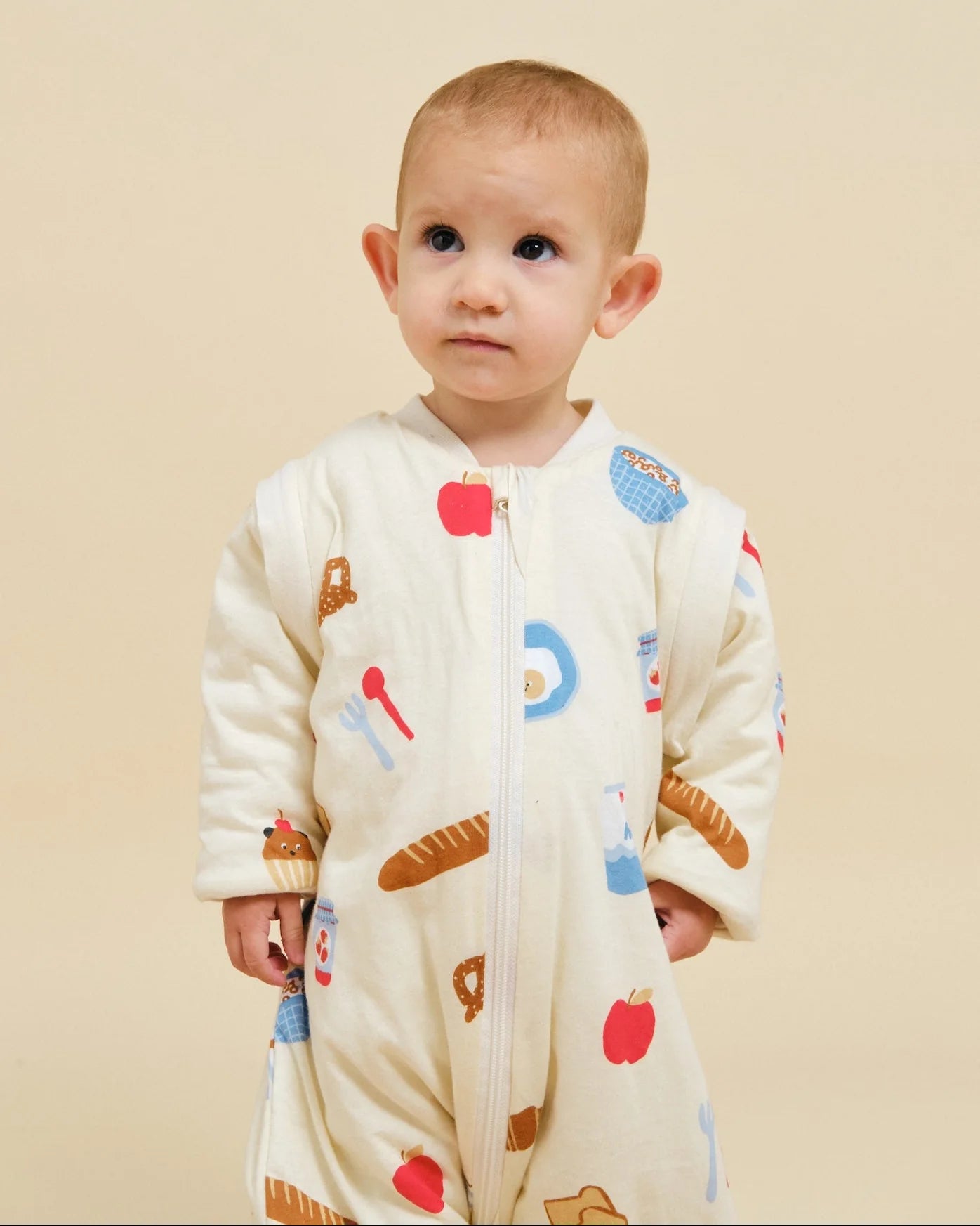 Sleeping jumpsuit with sleeves and socks -Good morning - TOG 1