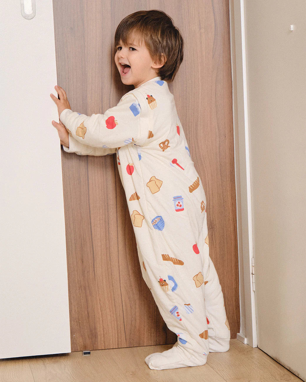 Sleeping jumpsuit with sleeves and socks -Good morning - TOG 1