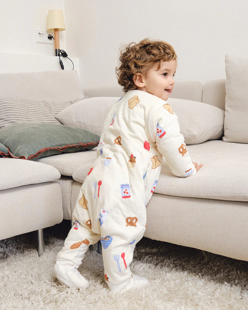 Sleeping jumpsuit with sleeves and socks -Good morning - TOG 1