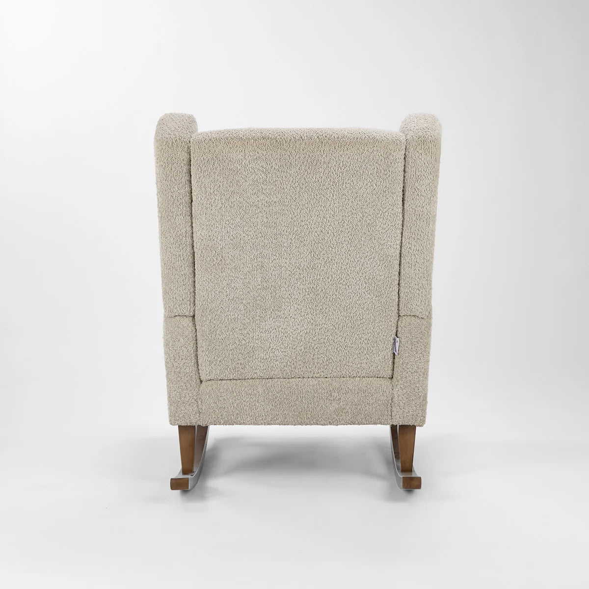 Tutti Bambini Harper Wingback Rocking Chair & Footstool - Teddy Mushroom