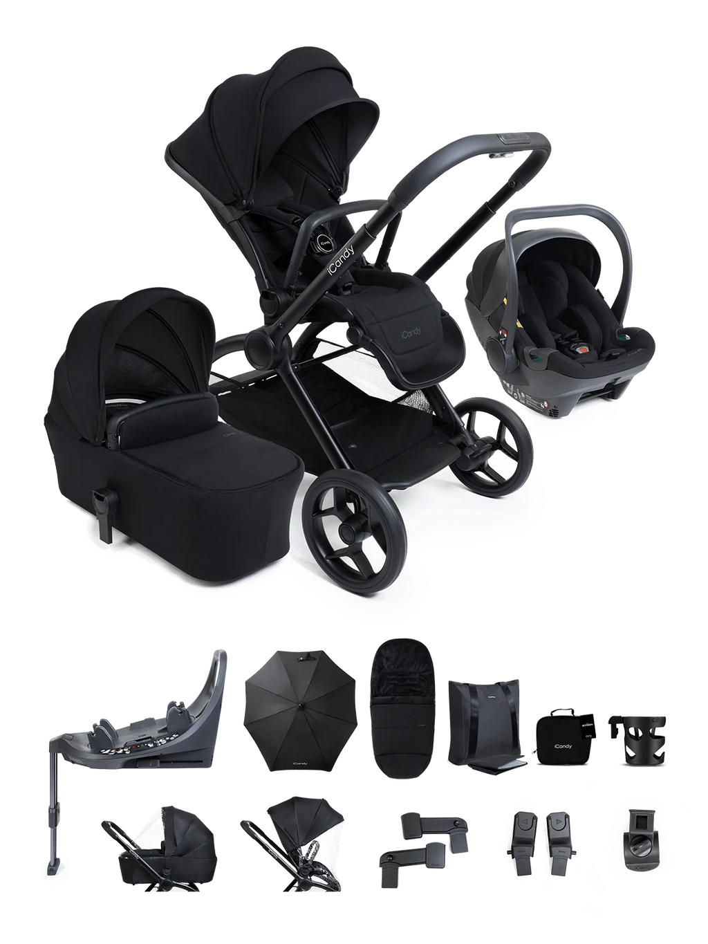 iCandy Core 2 Complete 360 Travel System - Black