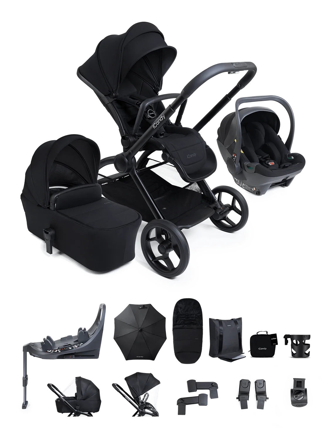 iCandy Core 2 Complete 360 Travel System - Black