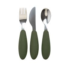 BIBS Cutlery Set - Sage