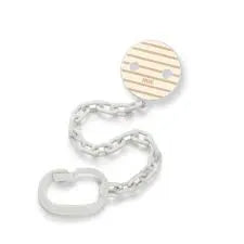 Nuk Soother Chain - Beige Stripes