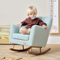 Tutti Bambini Jonah Mini Me Children's Rocking Chair - Boucle Ocean Stone