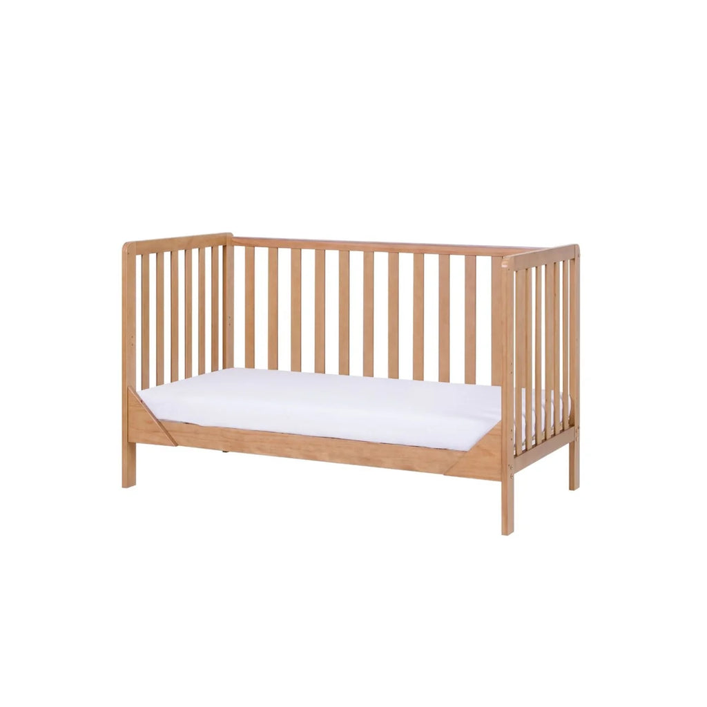 Tutti Bambini Malmo Cot Bed with Rio Furniture 3 Piece Room Set -Dove Grey & Honey Oak