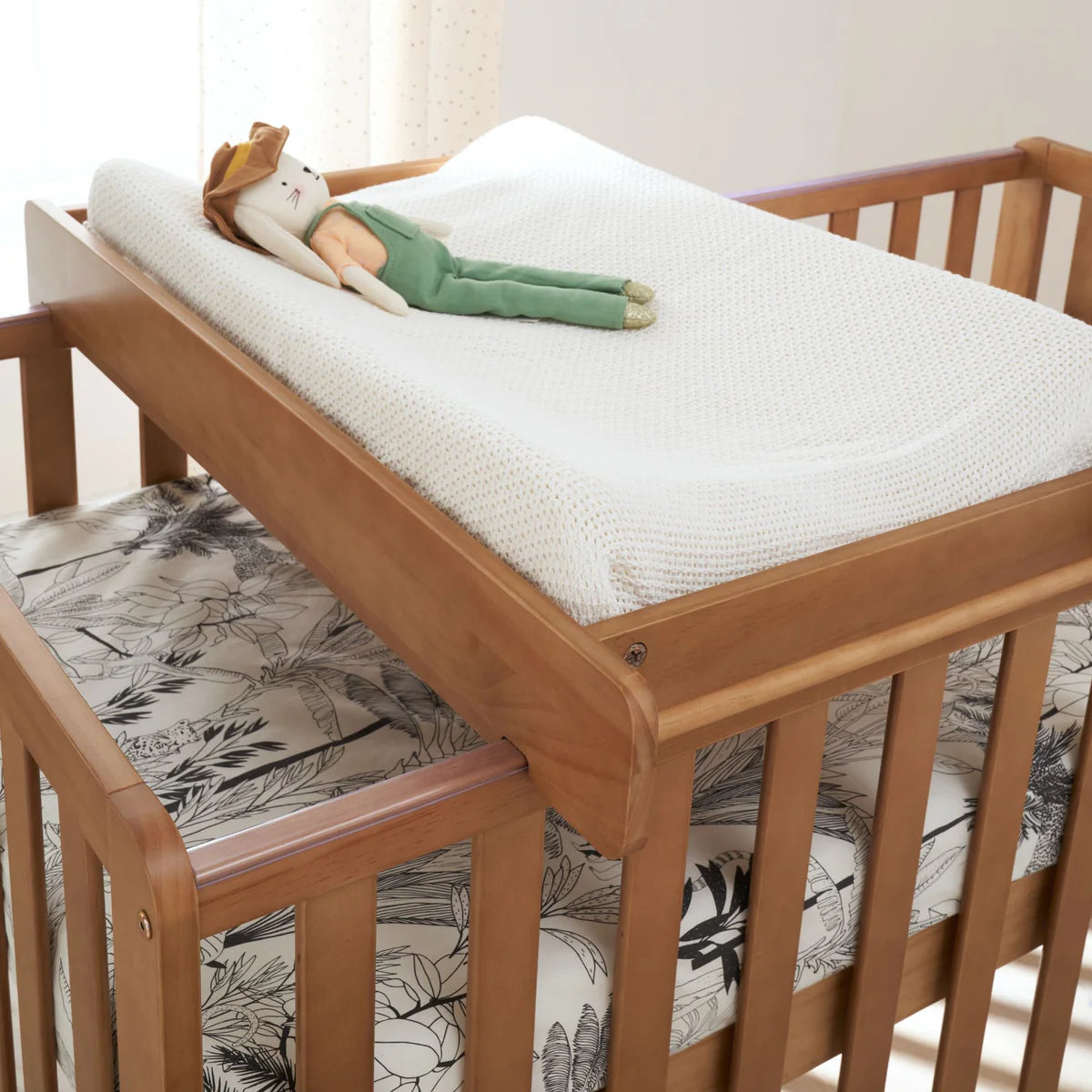 Tutti Bambini Malmo Cot Bed with Rio Furniture 3 Piece Room Set -Dove Grey & Honey Oak