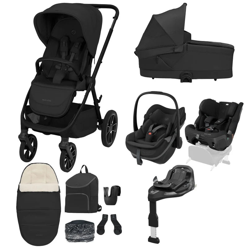 Maxi-Cosi Oxford + 10 Piece Premium XL Bundle - Black