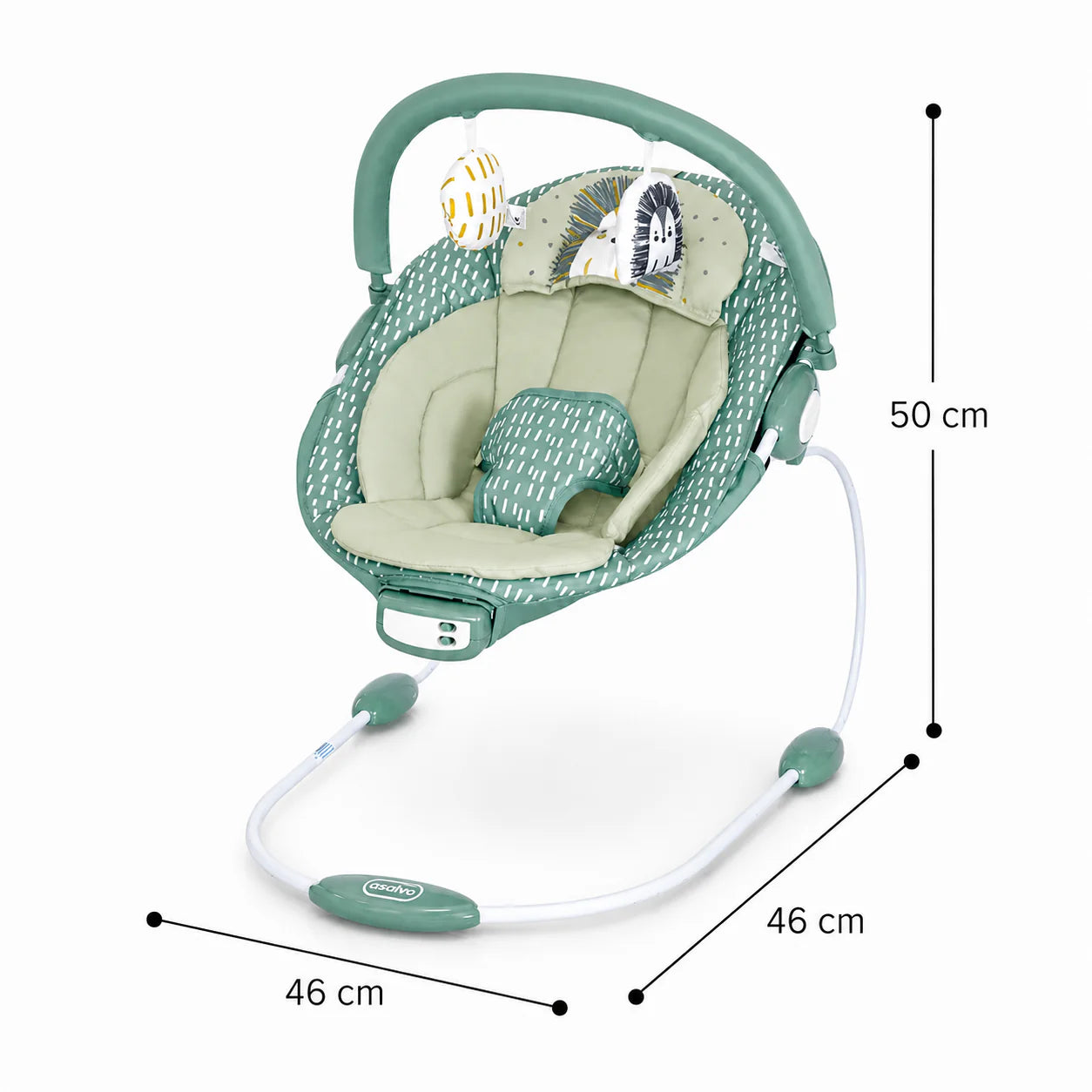 Asalvo Pinchi Musical Baby Rocker - Green