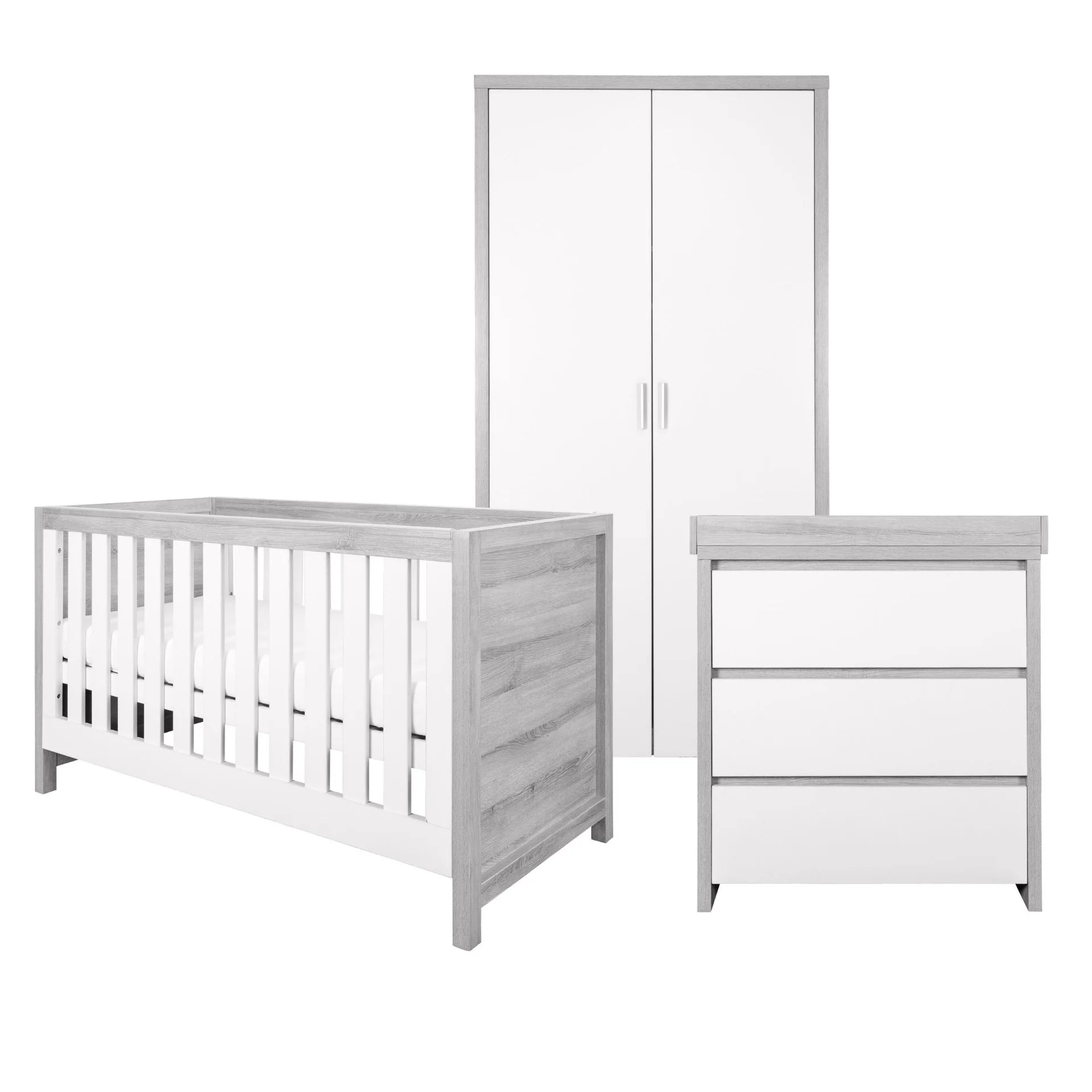 Tutti Bambini Modena Collection 3 Piece Room Set - Bundle