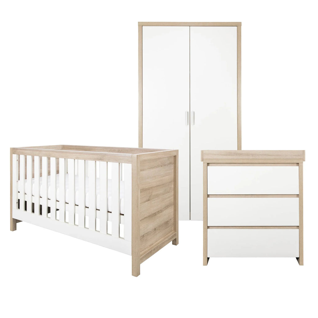 Tutti Bambini Modena Collection 3 Piece Room Set - Bundle