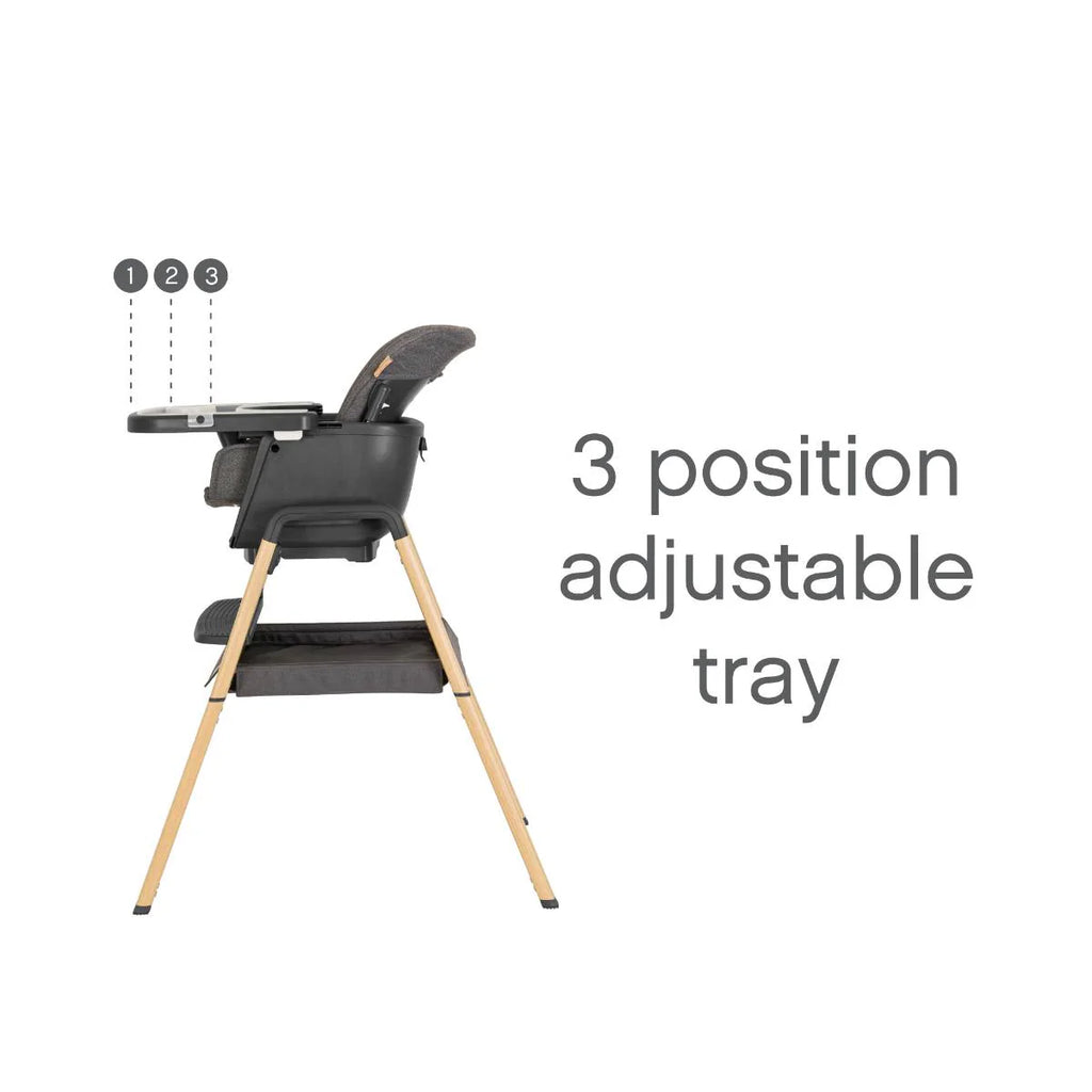 Tutti Bambini Nova Birth to 12 Years Complete Highchair Package - Grey / Oak