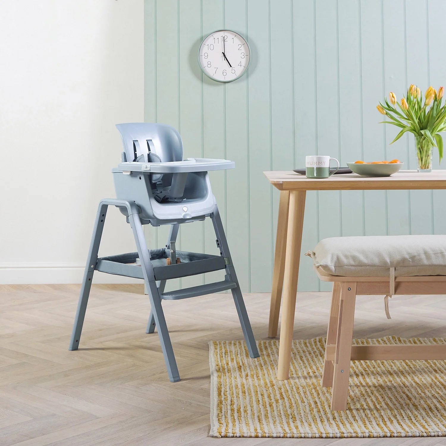 Tutti Bambini Nova Maison 7 in 1 Highchair - Coast