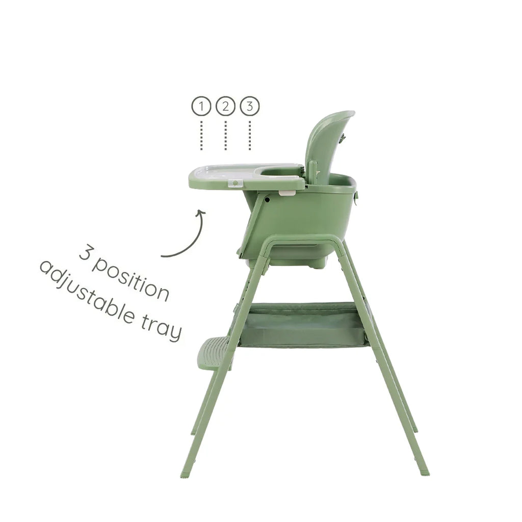 Tutti Bambini Nova Maison 7 in 1 Highchair - Matcha
