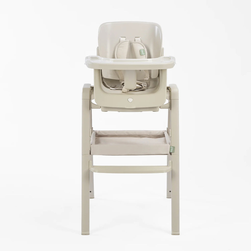 Tutti Bambini Nova Birth to 12 Years Complete Highchair Package - Ecru/Scandinavian Walnut